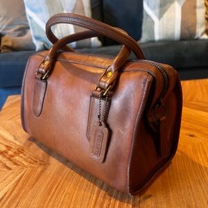 VINTAGE COACH Bonnie Cashin Design Tan Leather Satchel